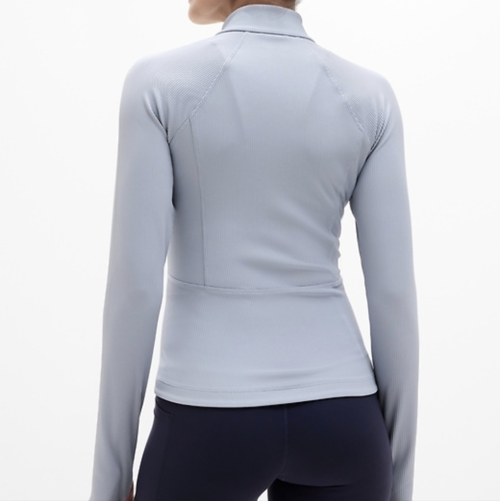 Athleta Salutation Jacket Blue Star NWT - Picture 2 of 9